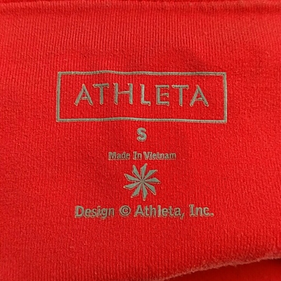 Athleta Gray and salmon Capris - Picture 3 of 6
